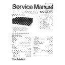 rs-tr232 service manual