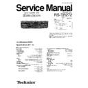 rs-tr272gc, rs-tr272gn, rs-tr272gt service manual