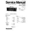 Panasonic RX-CT820G, RX-CT820GC Service Manual