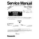 Panasonic RX-CT822GC Service Manual / Changes