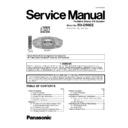 Panasonic RX-D50EE Service Manual