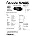 Panasonic RX-DS11EEPEBEGEJGN Service Manual