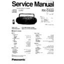 Panasonic RX-DS22EEBEG Service Manual