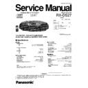 Panasonic RX-DS27EEBEG Service Manual
