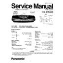 Panasonic RX-DS28P, RX-DS28PC Service Manual