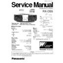 Panasonic RX-DS5 (serv.man2) Service Manual