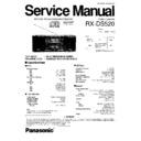 Panasonic RX-DS520GC Service Manual