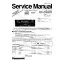 Panasonic RX-DS520PC Simplified Service Manual
