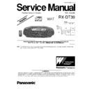 Panasonic RX-DT39GC Simplified Service Manual