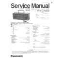 rx-dt650 service manual