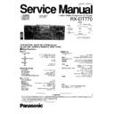 Panasonic RX-DT770P, RX-DT770PC Service Manual