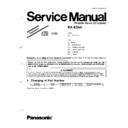 Panasonic RX-ED50 (serv.man2) Service Manual / Supplement
