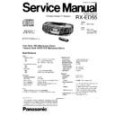 rx-ed55gc service manual