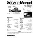 Panasonic RX-ED707GC, RX-ED707GT Service Manual