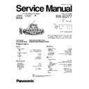 Panasonic RX-ED77GT Service Manual