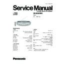Panasonic RX-ES23EE Service Manual