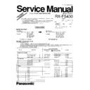 rx-fs430ep, rx-fs430ep9k, rx-fs430eps simplified service manual