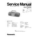 rx-fs430p, rx-fs430pc service manual