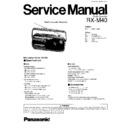 Panasonic RX-M40EEBEFEJGN Service Manual