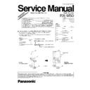 Panasonic RX-M50 (serv.man2) Service Manual / Supplement