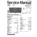 Panasonic SA-AK15P Service Manual