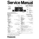 Panasonic SA-AK25 (serv.man2) Service Manual
