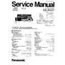 Panasonic SA-AK27P Service Manual