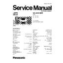 Panasonic SA-AK310EE Service Manual