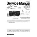 Panasonic SA-AK40GD Service Manual Simplified