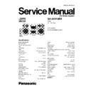 Panasonic SA-AK410EE Service Manual