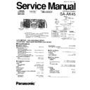 Panasonic SA-AK45GC, SA-AK45GN, SA-AK45GT Service Manual