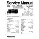 Panasonic SA-AK47 Service Manual