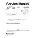 Panasonic SA-AK5 (serv.man3) Service Manual Supplement