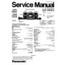 Panasonic SA-AK65GC Service Manual