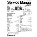 Panasonic SA-AK85GK, SA-AK85GH, SA-AK85GC Service Manual
