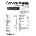 Panasonic SA-AX710 (serv.man2) Service Manual