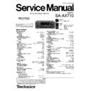 Panasonic SA-AX710GC, SA-AX710GN Service Manual