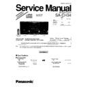 Panasonic SA-CH34GN Service Manual