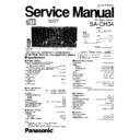 Panasonic SA-CH34P, SA-CH34PC Service Manual