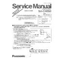 Panasonic SA-CH350 Service Manual / Supplement