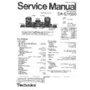 Panasonic SA-EH500GC Service Manual