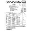 Panasonic SA-EH501GK Service Manual