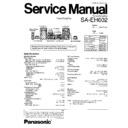 Panasonic SA-EH602GK Service Manual