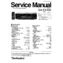 Panasonic SA-EX100EEBEG Service Manual