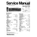 Panasonic SA-EX100GC, SA-EX100GN Service Manual