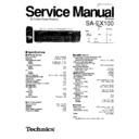 Panasonic SA-EX100P, SA-EX100PC Service Manual
