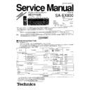 sa-ex800p simplified service manual