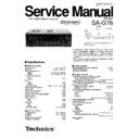 sa-g76pp service manual