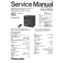 sa-hd52e, sa-hd5eb service manual