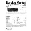 sa-ht260pp simplified service manual